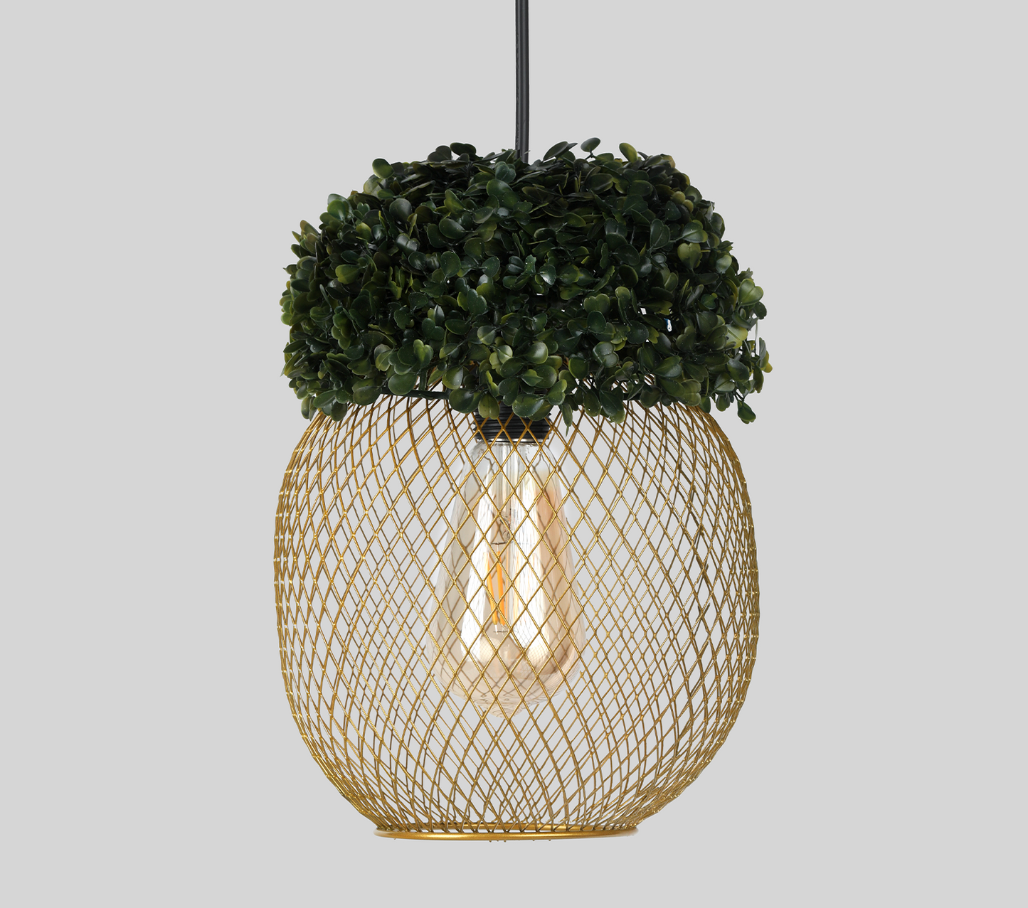 Oval Mesh Hanging Light, Pendant Light Hanging Ceiling Light Pack of 3
