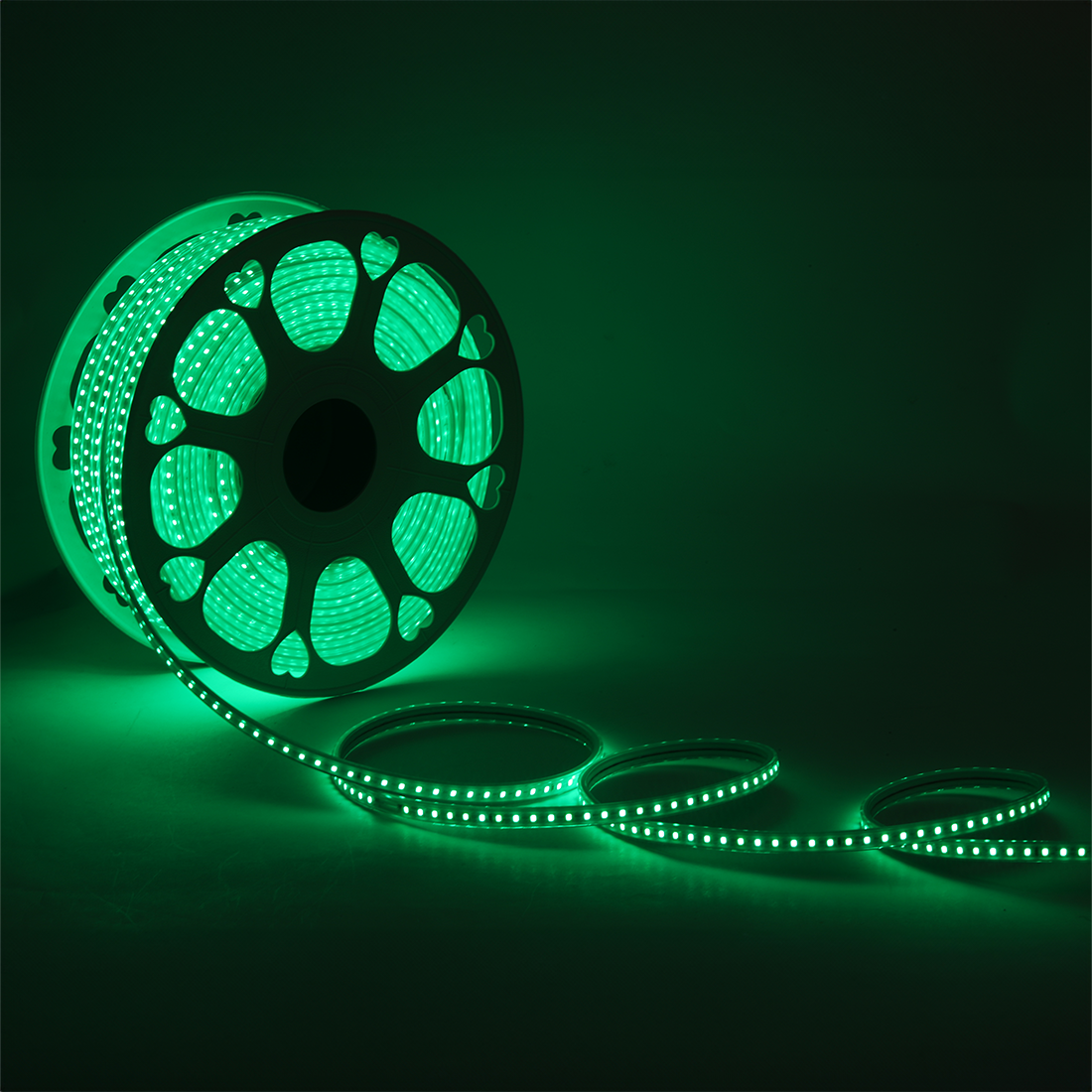 JACKAL 10 Meter LED Rope Light for Decoration with Adapter, Cove Light for Ceiling, Strip Lights for Diwali Decoration, Birthday, Christmas (Green)