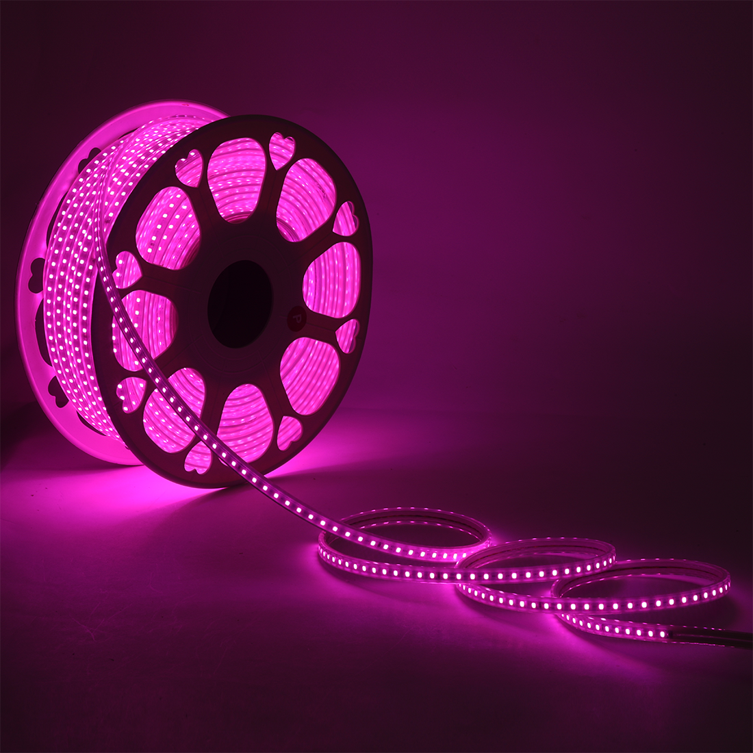 JACKAL 20 Meter LED Rope Light for Decoration with Adapter, Cove Light for Ceiling, Strip Lights for Diwali Decoration, Birthday, Christmas (Pink)