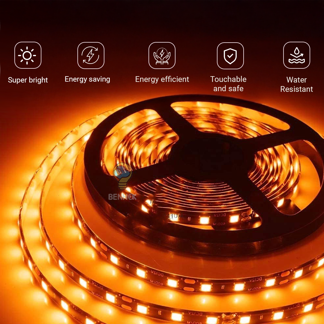 Jackal 10MM 2835 LED Flexible Strip Light – Amber