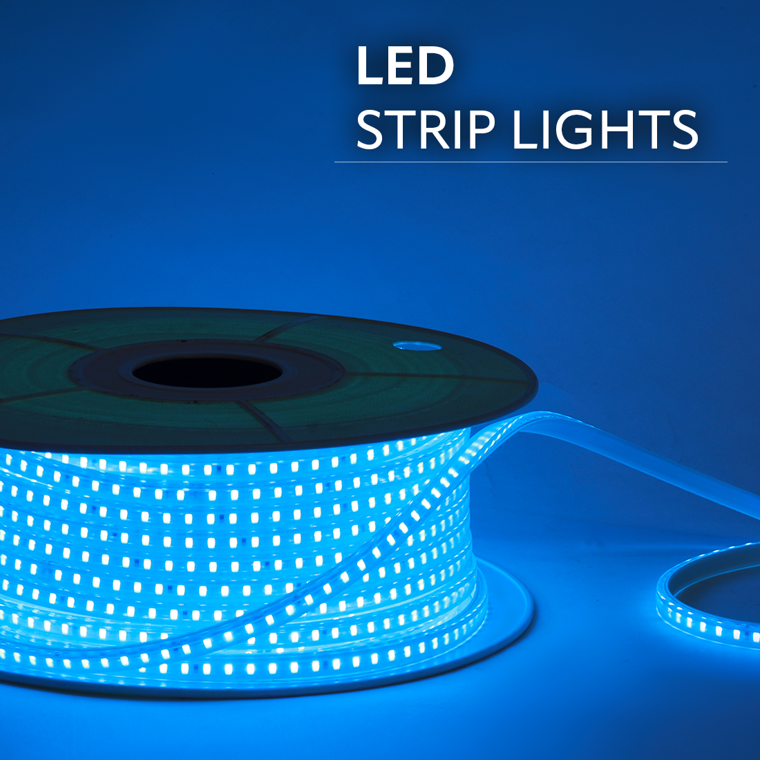 JACKAL 20 Meter LED Rope Light for Decoration with Adapter, Cove Light for Ceiling, Strip Lights for Diwali Decoration, Birthday, Christmas ( Ice Blue)