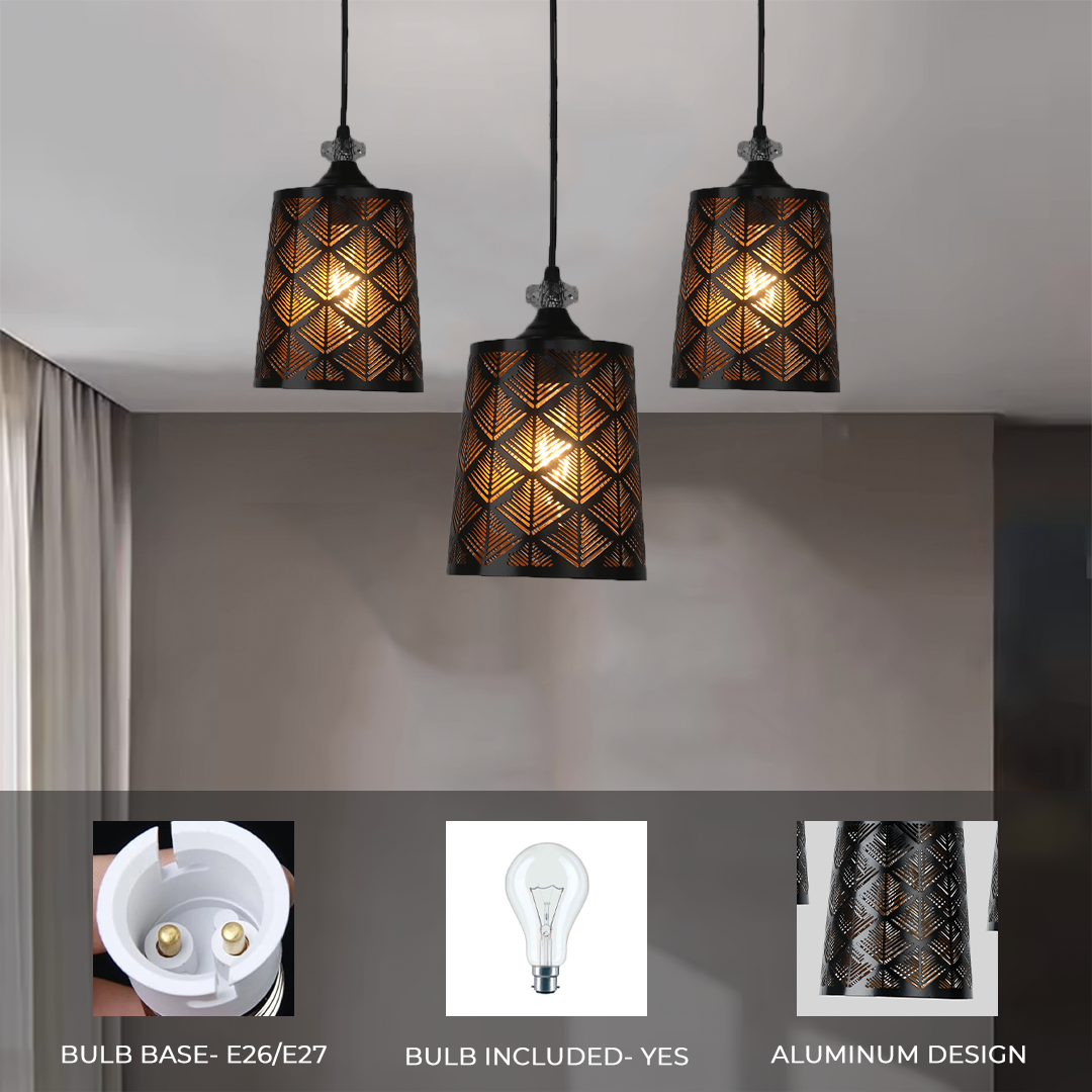 Jackal Cylinder Mesh Hanging Light, Pendant Light Hanging Ceiling Light