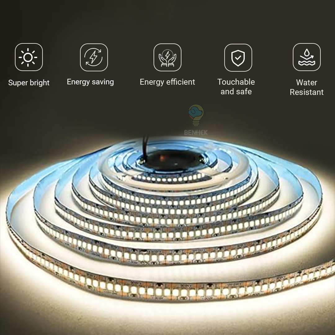 Jackal 10MM 2835 LED Flexible Strip Light – Natural White- (240LED/10MM/NW)