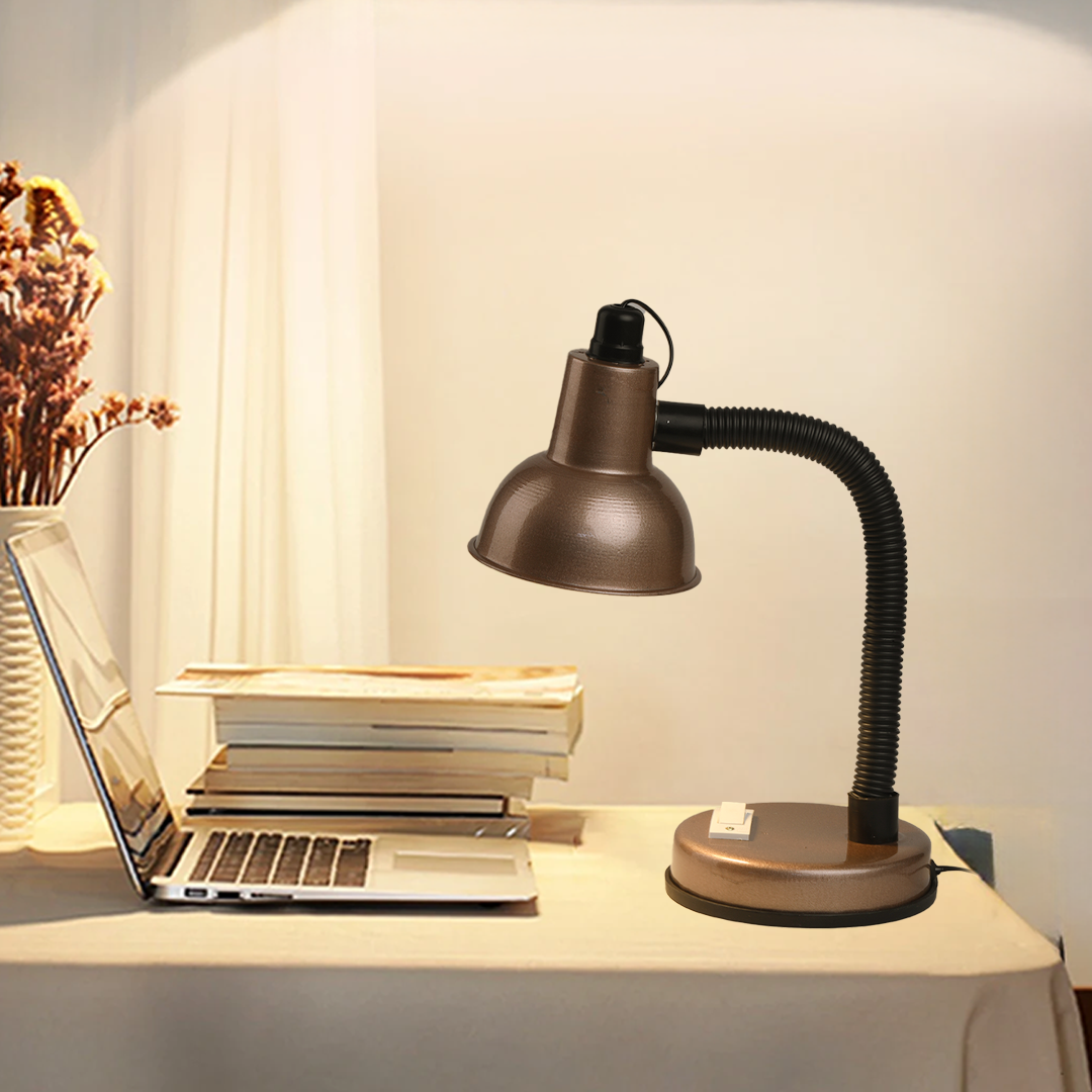 Vintage LED Study/Table/Desk Lamp Copper Body