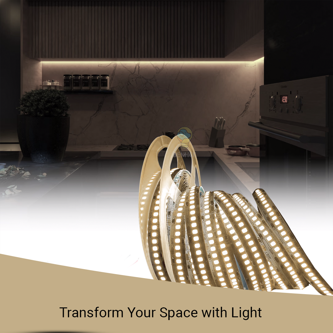 Jackal 10MM 2835 LED Flexible Strip Light – Natural White- (240LED/10MM/NW)