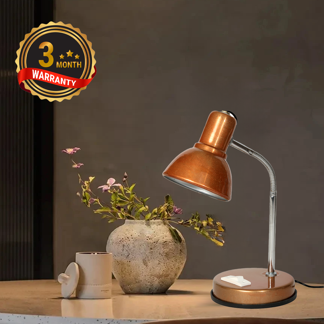 Vintage LED Study/Table/Desk Lamp Copper Body
