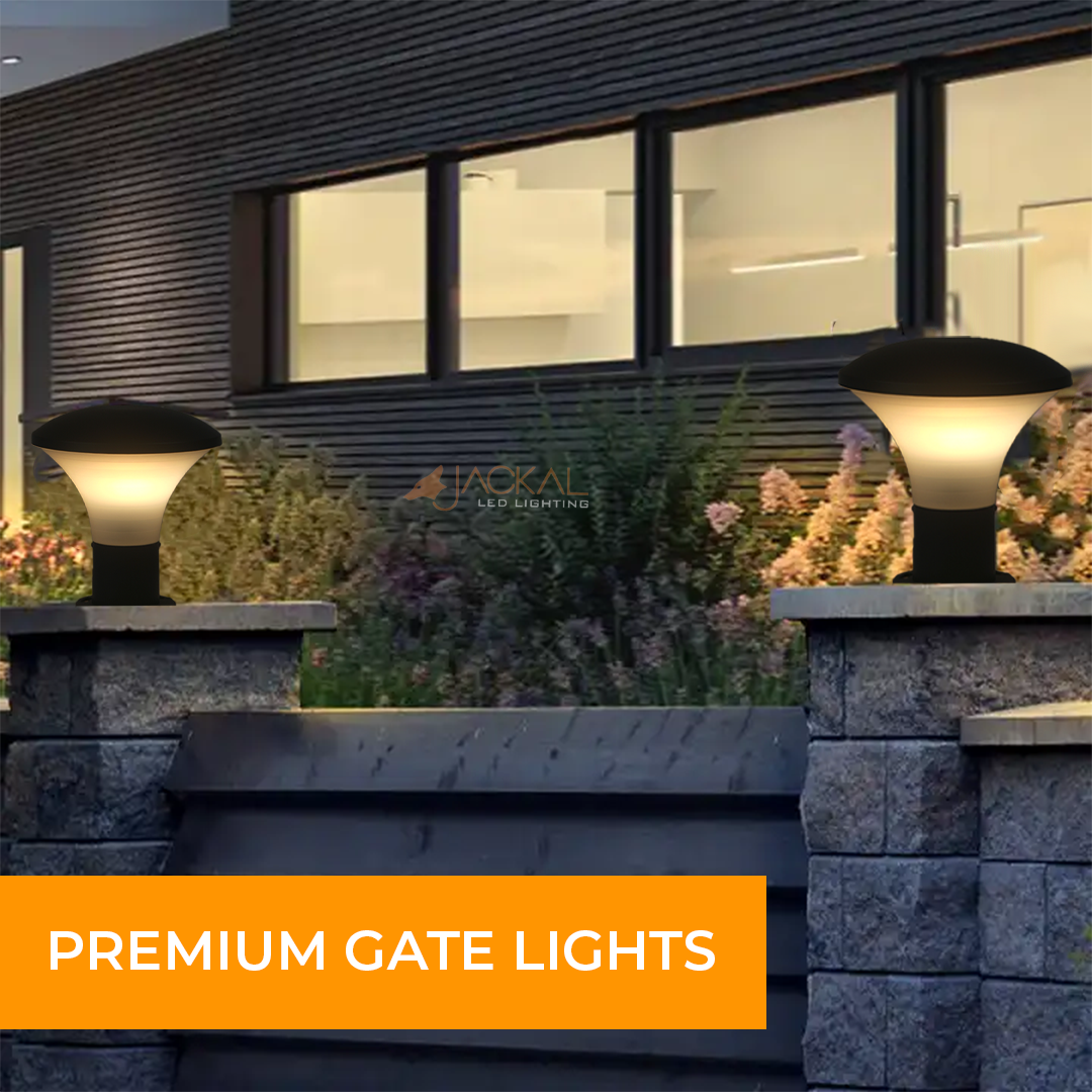 JACKAL® 10W Modern Garden Pillar LED Light |Bollard Light Garden LED Outdoor Gate Light