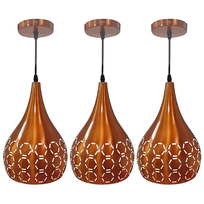 JACKAL Designer Hanging Light Ceiling Pendant Lamp Metal Cutted Modern Pendant Lights Copper