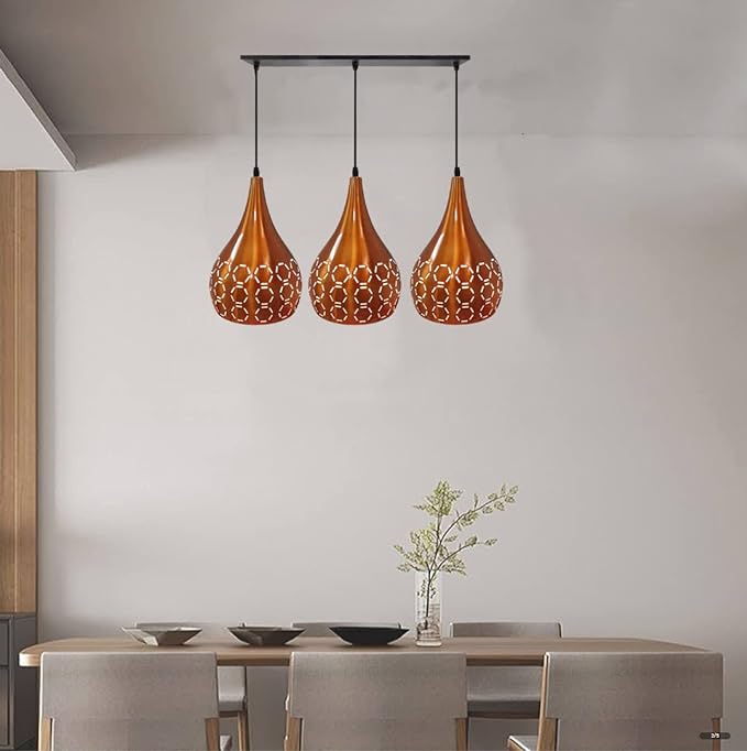 JACKAL Designer Hanging Light Ceiling Pendant Lamp Metal Cutted Modern Pendant Lights Copper