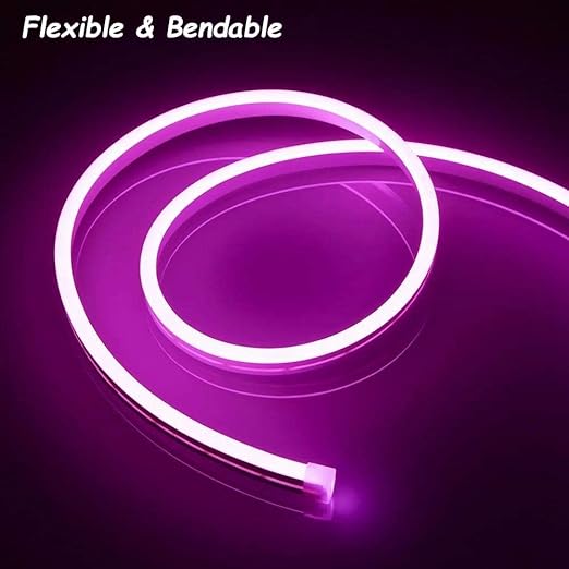 JACKAL 5 Meter Neon Pink Colour Diwali Outdoor/Indoor Flexible LED Rope Light