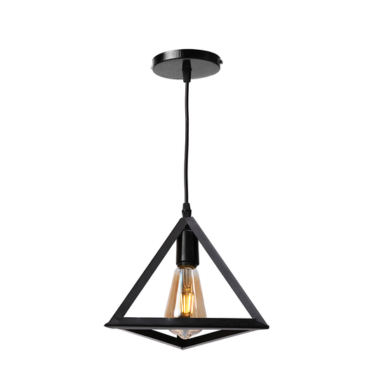 Metal Vintage Triangle Shape Pendant Light