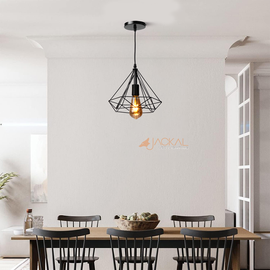 Black Diamond Cluster Pendant Light