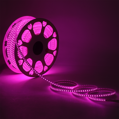 JACKAL 10 Meter LED Rope Light for Decoration with Adapter, Cove Light for Ceiling, Strip Lights for Diwali Decoration, Birthday, Christmas (Pink)