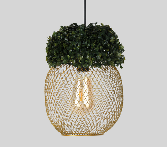 Oval Mesh Hanging Light, Pendant Light Hanging Ceiling Light