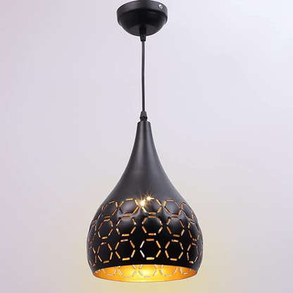 JACKAL Designer Hanging Light Ceiling Pendant Lamp Metal Cutted Modern Pendant Lights Black