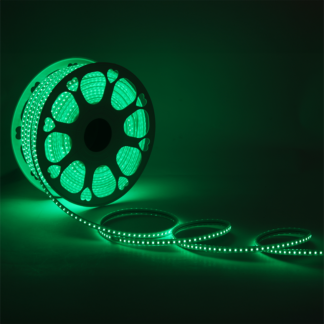 JACKAL 50 Meter LED Rope Light for Decoration with Adapter, Cove Light for Ceiling, Strip Lights for Diwali Decoration, Birthday, Christmas (Green)