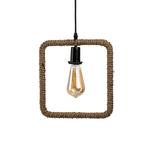 Square Shape Rope Hanging Light