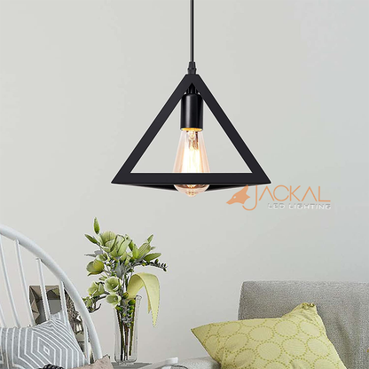 Metal Vintage Triangle Shape Pendant Light