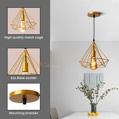 Diamond Cluster Pendant Light