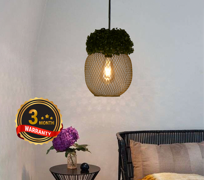 Oval Mesh Hanging Light, Pendant Light Hanging Ceiling Light