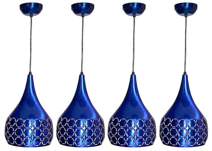 JACKAL Designer Hanging Light Ceiling Pendant Lamp Metal Cutted Modern Pendant Lights Blue