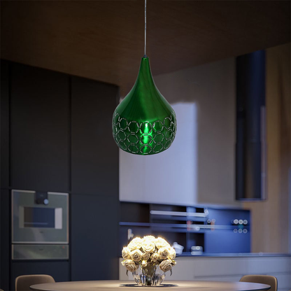 JACKAL Designer Hanging Light Ceiling Pendant Lamp Metal Cutted Modern Pendant Lights Green