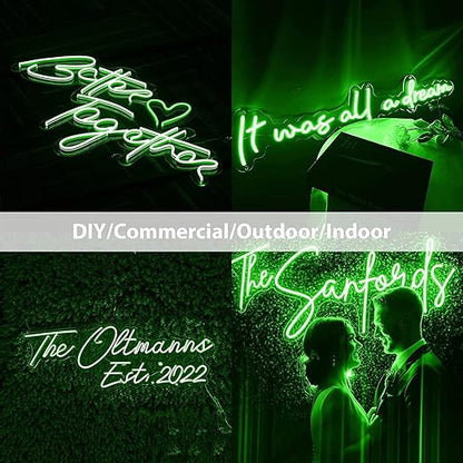 JACKAL 5 Meter Neon Green Colour Diwali Outdoor/Indoor Flexible LED Rope Light