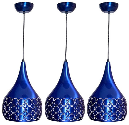 JACKAL Designer Hanging Light Ceiling Pendant Lamp Metal Cutted Modern Pendant Lights Blue