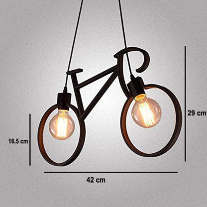 Metal Cycle Shape Pendant Light