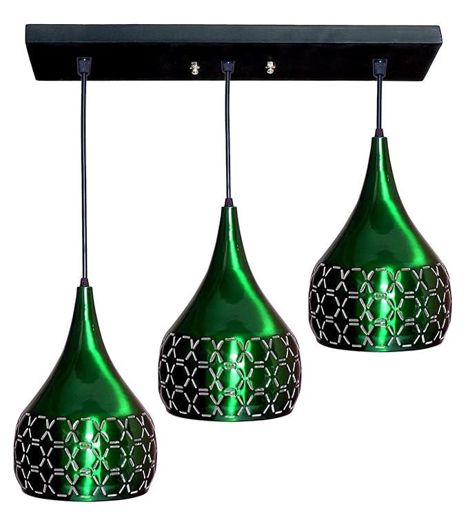 JACKAL Designer Hanging Light Ceiling Pendant Lamp Metal Cutted Modern Pendant Lights Green