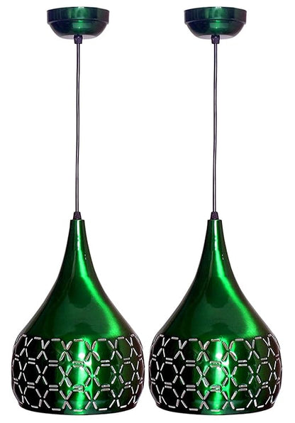 JACKAL Designer Hanging Light Ceiling Pendant Lamp Metal Cutted Modern Pendant Lights Green